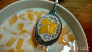 芒果牛奶西米露的做法