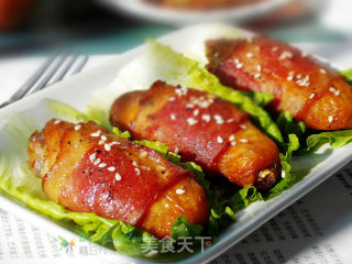 黄油培根烤鸡翅的做法