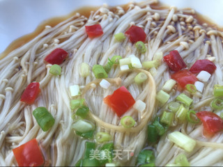 炝拌金针菇的做法