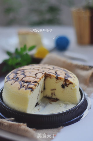 大理纹酸奶蛋糕的做法