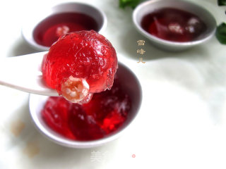 水果朗姆酒花茶果冻的做法