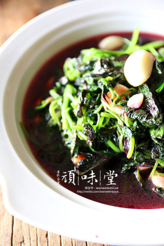 蒜子苋菜的做法