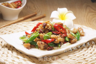 提高脑力的考生菜【酱爆核桃鸡丁】的做法