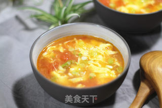 西红柿蛋花汤的做法