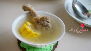 玉米鸭肉汤的做法