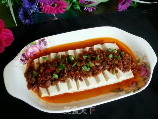 肉末豆腐的做法