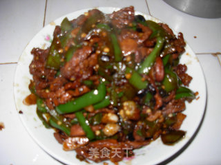 青椒肉丝的做法