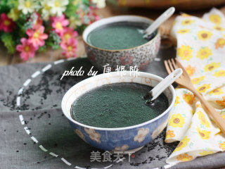核桃黑芝麻糊的做法