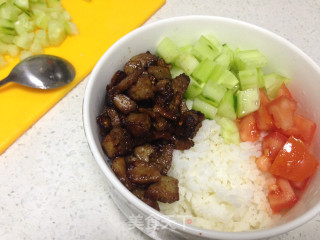 饭菜合一的快手菜谱之烤肉饭