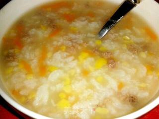 胡萝卜牛肉粥的做法
