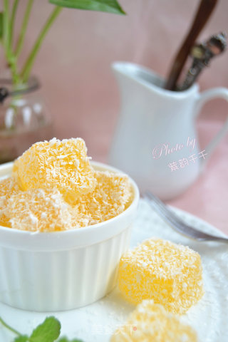 椰蓉菠萝果冻的做法