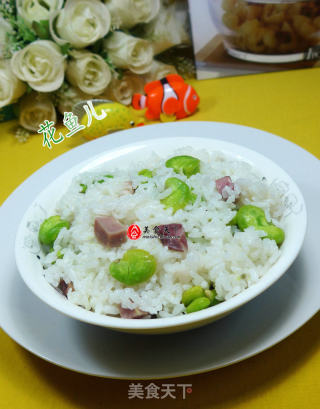 咸肉蚕豆饭的做法
