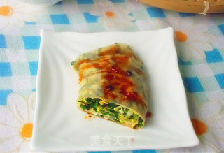 韭菜卷的做法