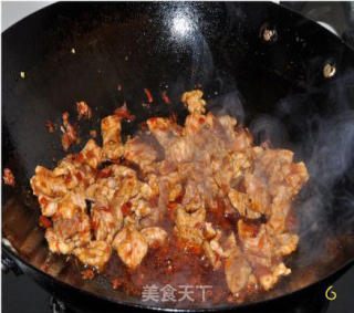 茄子炒肉片的做法步骤：2