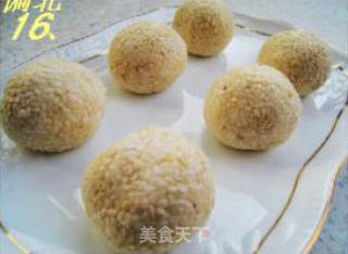 豆沙麻元的做法步骤：4