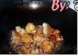 红烧油条酿肉的做法步骤：3