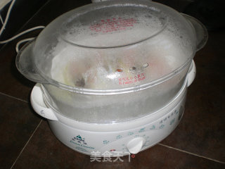 蚝油虾球三鲜蒸的做法步骤：5