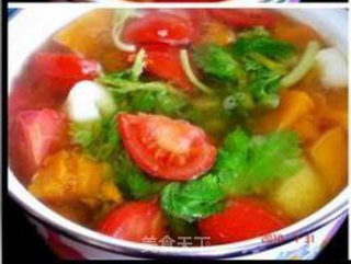 杂菜牛肉汤的做法步骤：2
