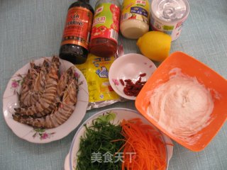 鲜薄荷脆皮虾的做法步骤：2