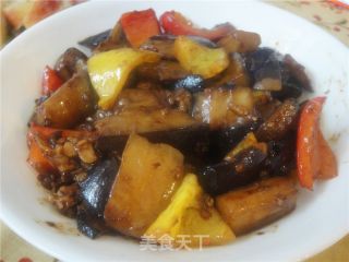 鱼香茄子的做法步骤：2