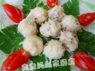 绣球干贝的做法步骤：4
