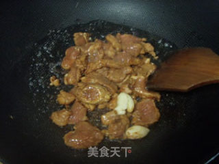 茄汁花菜炒肉片的做法步骤：2