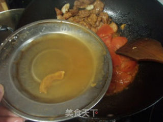 茄汁花菜炒肉片的做法步骤：2