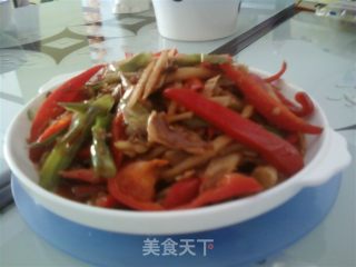 火爆子姜猪肚的做法步骤：5