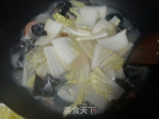 上汤黄芽菜的做法步骤：3