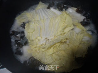 上汤黄芽菜的做法步骤：3