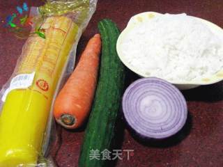 泡萝卜炒饭的做法步骤：4