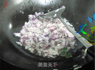 泡萝卜炒饭的做法步骤：4