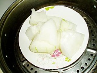 芙蓉冬瓜的做法步骤：2