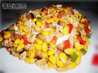 中秋佳节营养美食——松仁香菇酱扒豆的做法步骤：9