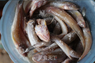 新鲜滋味----面糊炸狗杠鱼的做法步骤：4