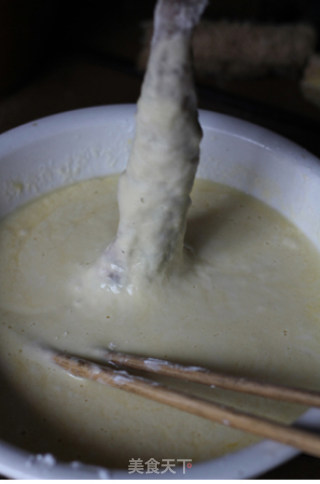 新鲜滋味----面糊炸狗杠鱼的做法步骤：4