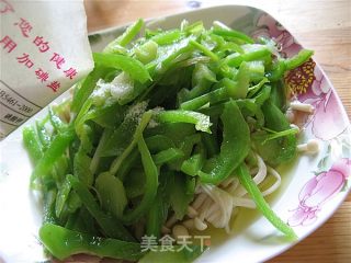 白灼金针菇的做法步骤：7