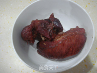 咸蛋黄叉烧豆腐羹的做法步骤：4