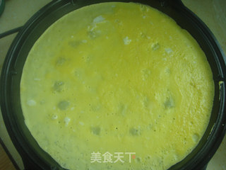鲜蔬蛋皮海藻拌面的做法步骤：3