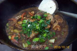 《金钩银杏钓东鲨》家宴红烧类海鲜菜肴的做法步骤：8