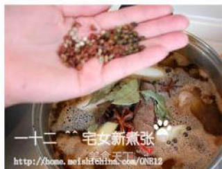 麻辣卤猪手和卤豆干的做法步骤：6