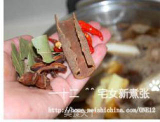 麻辣卤猪手和卤豆干的做法步骤：6