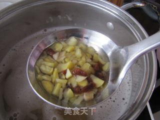 桂花栗子羹的做法步骤：2