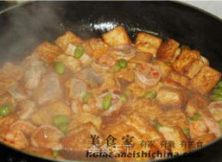 家常虾仁豆腐的做法步骤：4