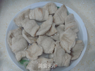 杂菜焖花生素肉的做法步骤：2