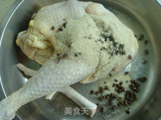 清蒸椒麻鸡的做法步骤：3