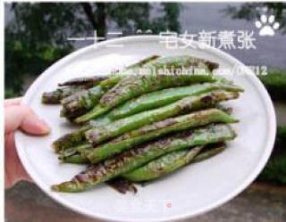 糖醋虎皮尖椒的做法步骤：5