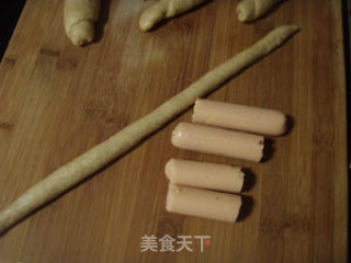 玉米肠肉桂面包卷的做法步骤：3