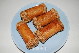豆沙吐司卷的做法步骤：2