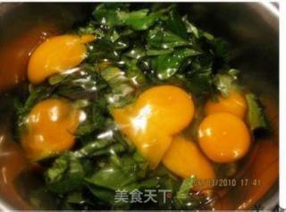 九层塔炒鸡蛋的做法步骤：2
